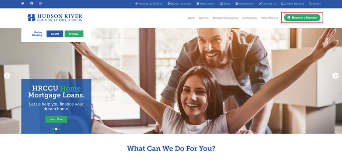 Become a member screenshot
